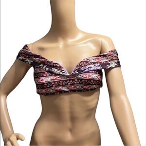 Becca‎ Bikini Top Off Shoulders Medium